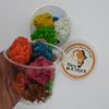 Gâteau coco coloré